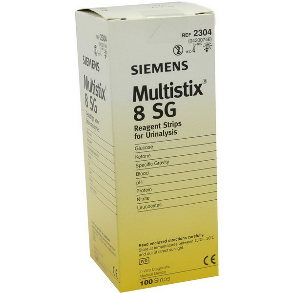 MULTISTIX 8 SG Teststreifen - medant24.ru - Лекарства из Германии для Вас! 